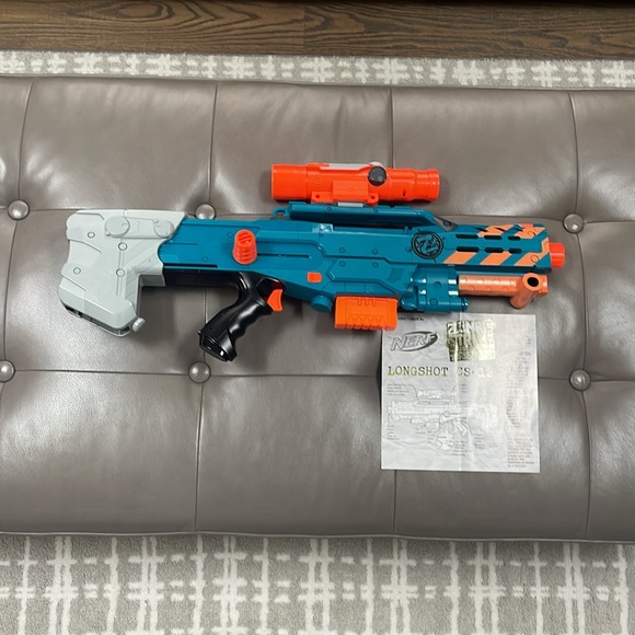 Nerf Zombie Strike Longshot CS-12 nerf gun - Picture 2 of 2